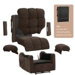 Welzona Electric Recliner Chair with USB Port