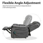CANMOV Dual Motor Lift Recliner Chair with Massage
