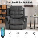 CANMOV Dual Motor Lift Recliner Chair with Massage