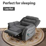 CANMOV Dual Motor Lift Recliner Chair with Massage