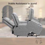 Oversized Power Lift Recliner Chair with Massage