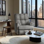 Comfortable Chenille Recliner Chair with Lift功能