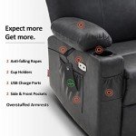 MCombo Large Power Lift Recliner with Massage & Heat