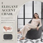 Modern 360° Swivel Accent Chair with Storage