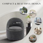 Modern 360° Swivel Accent Chair with Storage