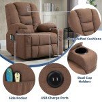 Power Lift Recliner Chair with Heat & Massage