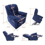 Triple Motor Power Lift Recliner Chair with Massage