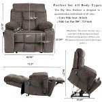 Oversized Power Lift Recliner with Heat & Massage