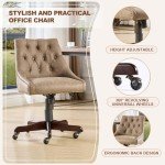 Retro Faux Leather Lift Chair with Swivel Recline