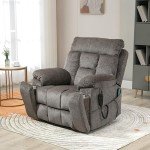 Oversized Power Lift Recliner with Heat & Massage