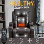 Trustyue Power Lift Recliner Chair with Heat & Massage
