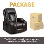 Trustyue Power Lift Recliner Chair with Heat & Massage