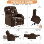 Triple Motor Power Lift Chair with Massage & Heat
