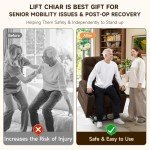 Triple Motor Power Lift Chair with Massage & Heat