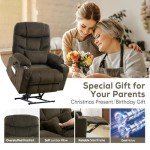 ABCASA Large Dual Motor Lay Flat Lift Recliner