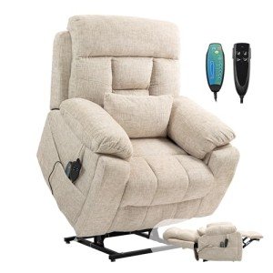 Dual Motor Power Lift Chair with Massage & Heat
