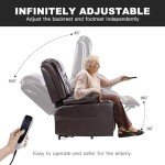 Dual Motor Power Lift Chair with Massage & Heat