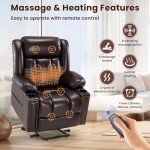 Dual Motor Power Lift Chair with Massage & Heat