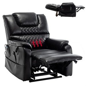 JULYFOX Heavy Duty Lift Chair with Massage & Heat