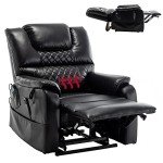 JULYFOX Heavy Duty Lift Chair with Massage & Heat
