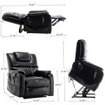 JULYFOX Heavy Duty Lift Chair with Massage & Heat
