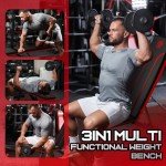 Adjustable Foldable Weight Bench for Home Gym