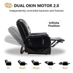 JULYFOX Heavy Duty Lift Chair with Massage & Heat