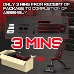 Adjustable Foldable Weight Bench for Home Gym