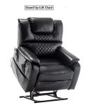 JULYFOX Heavy Duty Lift Chair with Massage & Heat