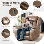 Oversized Power Lift Recliner Chair with Massage