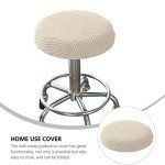 FAVOMOTO Round Stool Cover for Outdoor Chairs