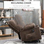 HOMCOM Electric Lift Recliner Chair for Seniors