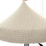 FAVOMOTO Round Stool Cover for Outdoor Chairs