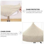 FAVOMOTO Round Stool Cover for Outdoor Chairs