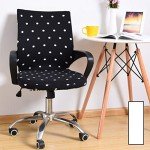 Dot Office Chair Cover - Stretchable & Washable