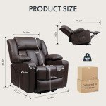 FLEXISPOT XL31 Electric Lift Recliner Chair with Massage