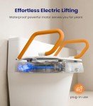 Electric Toilet Seat Lift with Handles for Elderly