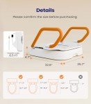Electric Toilet Seat Lift with Handles for Elderly