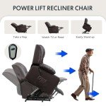 FLEXISPOT XL31 Electric Lift Recliner Chair with Massage