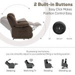 ABCASA Heated Lift Recliners for Elderly - Set of 2