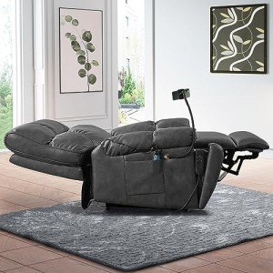 Triple Tree Lay Flat Power Recliner Chair