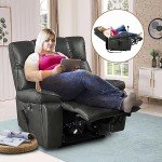 Triple Tree Lay Flat Power Recliner Chair