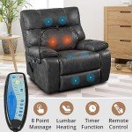 Triple Tree Lay Flat Power Recliner Chair