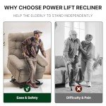 FLEXISPOT XL1 Power Lift Recliner Chair for Seniors