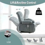 Power Lift Recliner with Massage and USB Charge