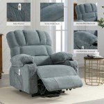Power Lift Recliner with Massage and USB Charge