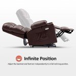 MCombo Large Lay Flat Power Lift Recliner Chair