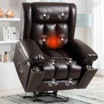 Electric Lift Recliner Chair with Heat & Massage