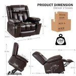Electric Lift Recliner Chair with Heat & Massage
