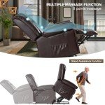 Electric Lift Recliner Chair with Heat & Massage